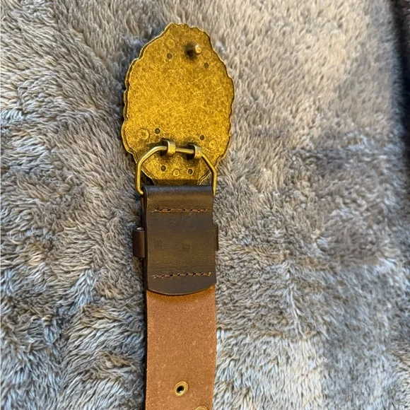 CAbi Genuine leather decorative brass buckle belt - Picture 3 of 6